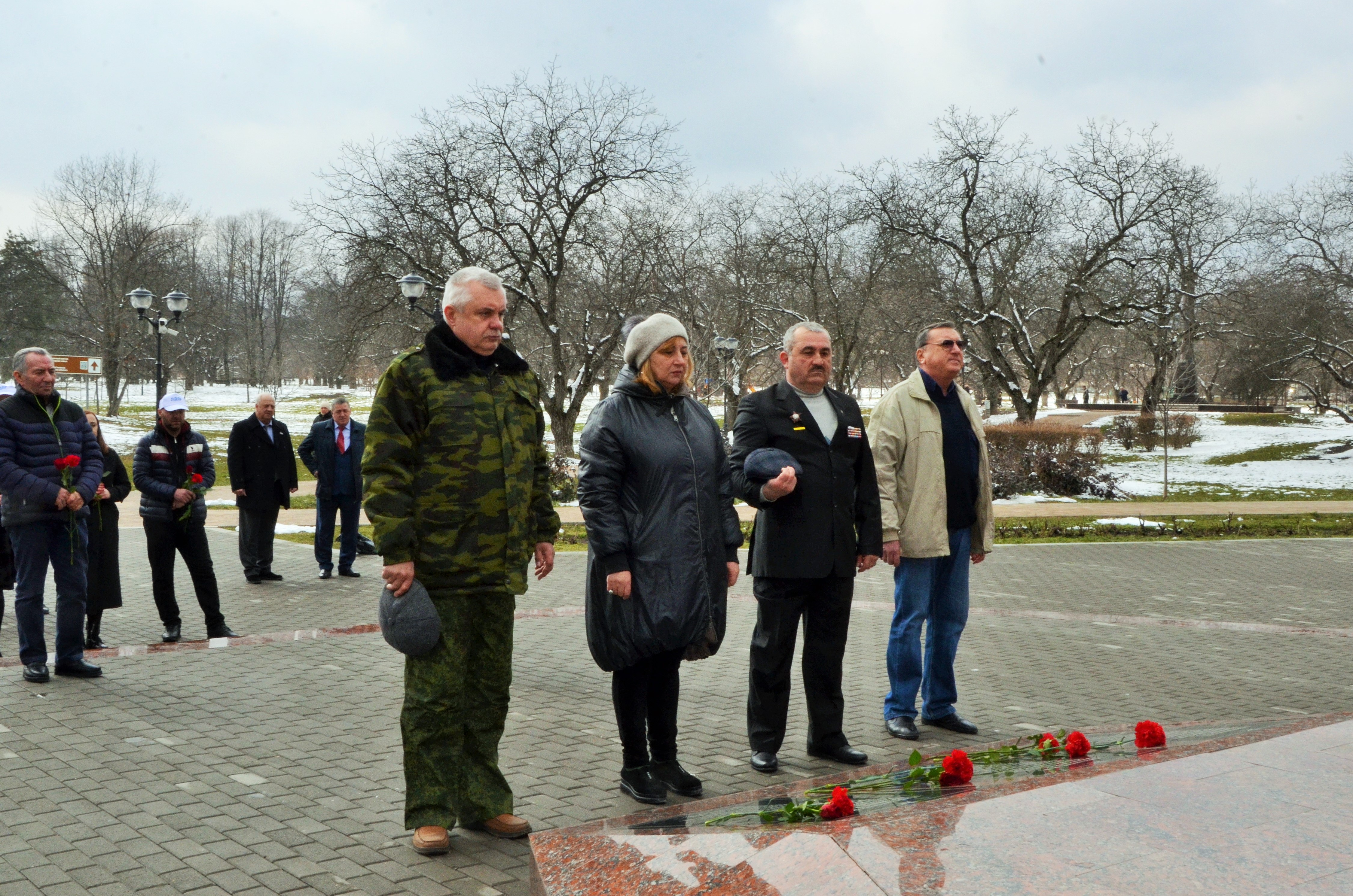 В Нальчике прошла акция в поддержку ВС РФ